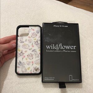 Wildflowers Floral Bunny Phone 13/14 Case